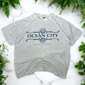 Tennessee River Single Stitch Vintage 90s Ocean City Maryland graphic t shirt